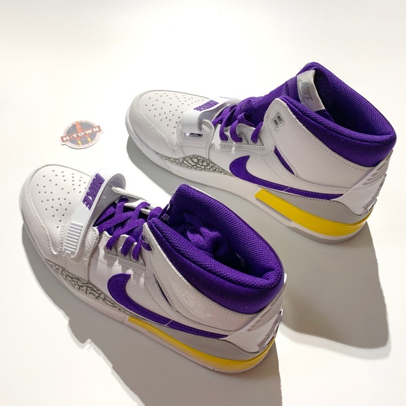 💜Air Jordan Legacy 312 L.A Lakers Men's size 12💛 - Picture 4 of 8